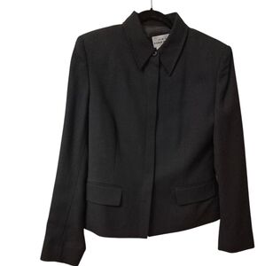 EDDIE BAUER 100% Wool Size 10 Women's Black Jacket.